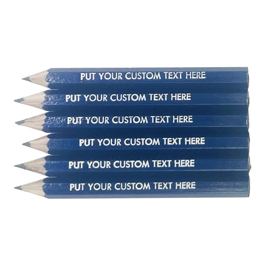 Personalized Golf Pencils (Dark Blue: Set of 36)