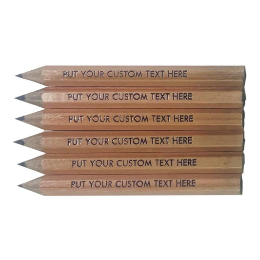 Personalized Golf Pencils (Natural: Set of 36)